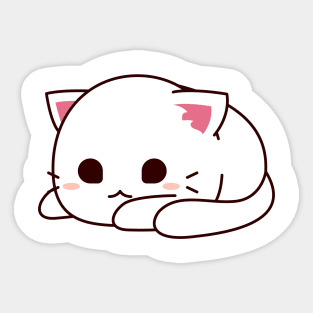 Relaxed Cat Sticker